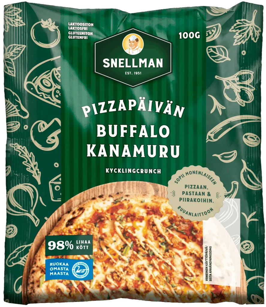 Pizzapäivän buffalo kanamuru 100 g