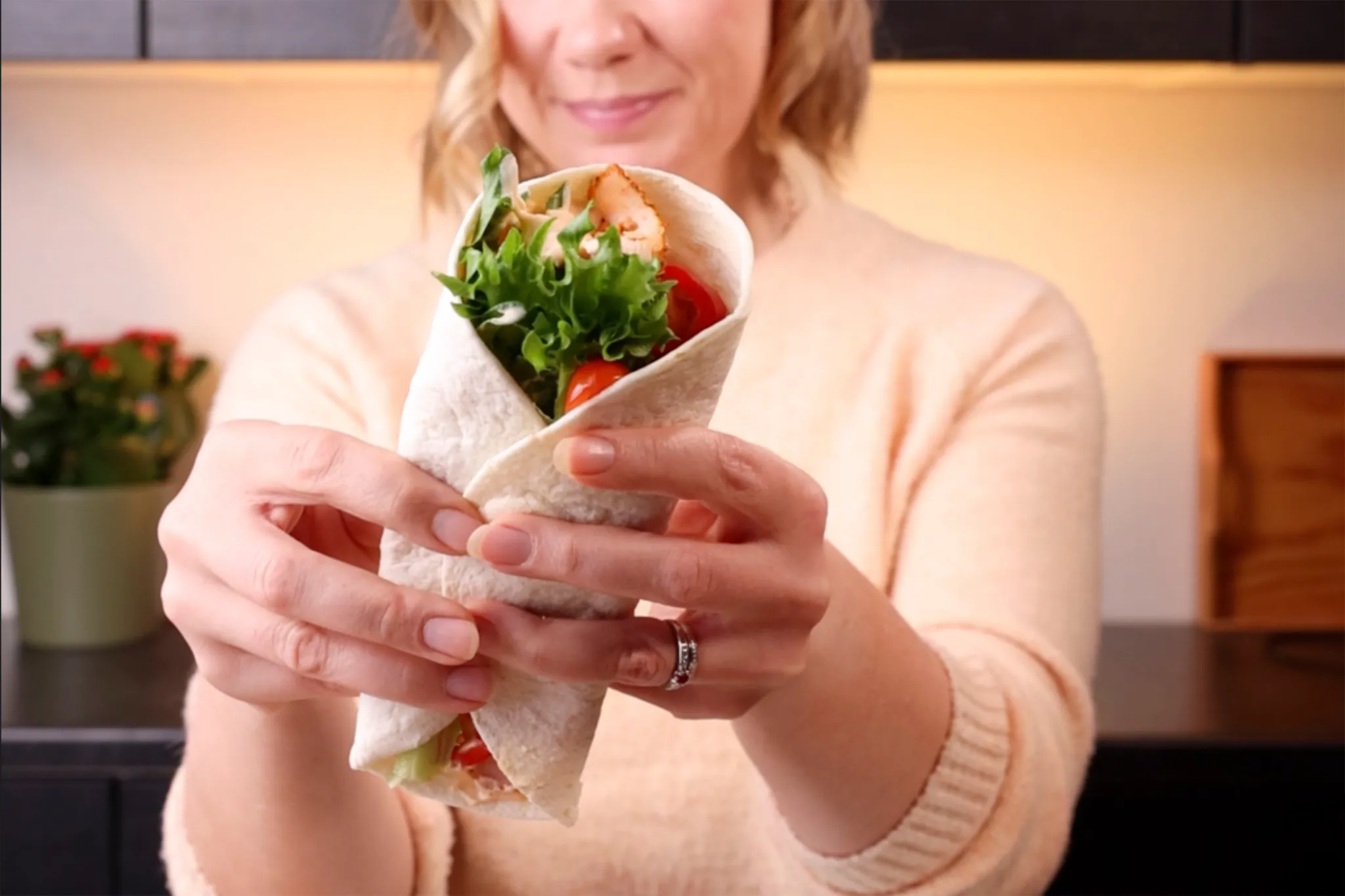 Supersnabb mellanmålswrap