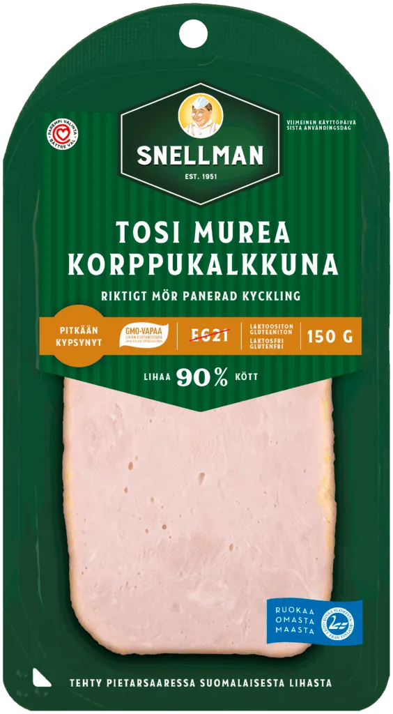 Riktigt mör panerad kalkon 150 g