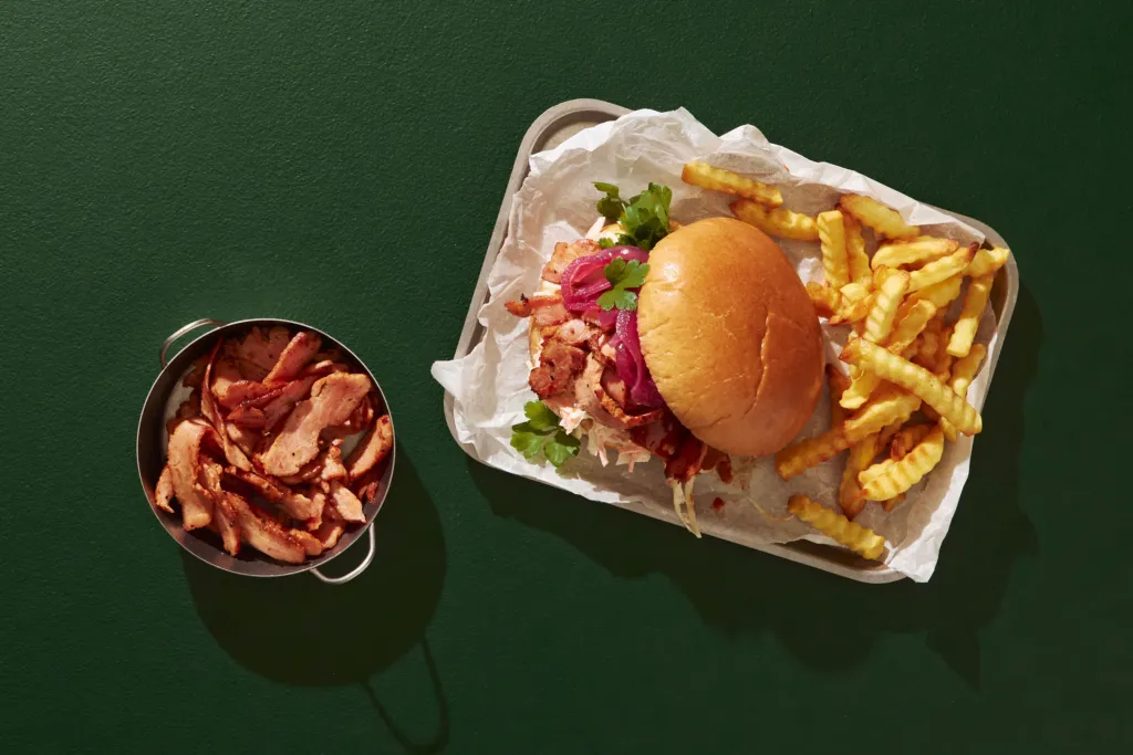 Rostade flarn av lantgris Texas BBQ 180 g