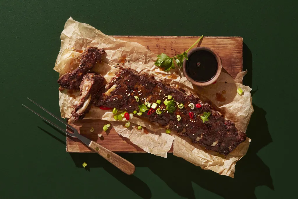 Karamellipossu kypsä loin ribs n.550g