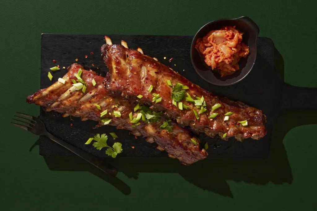 Maatiaispossun Sweet Seoul BBQ loin ribs n. 1,1 kg