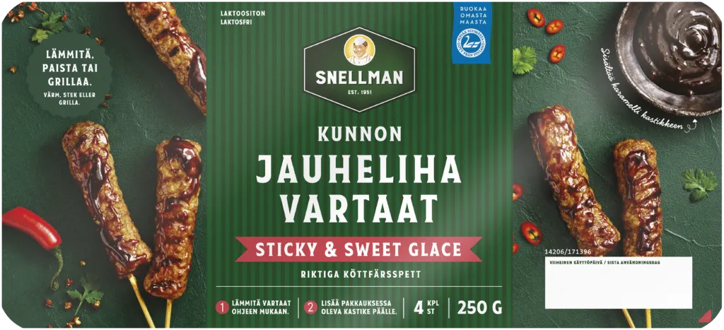 Kunnon jauhelihavartaat sticky & sweet 250g