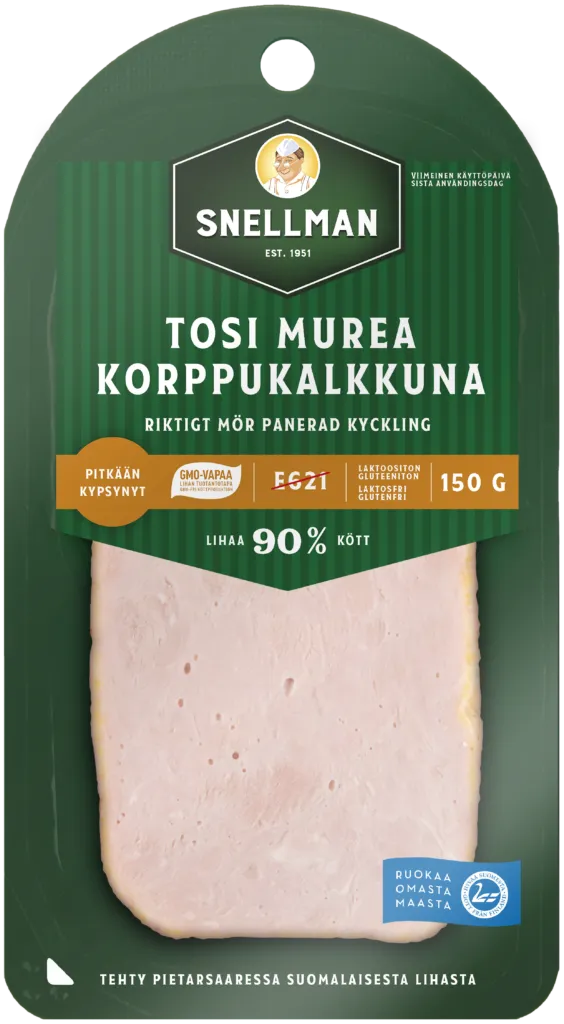 Riktigt mör panerad kalkon 150 g