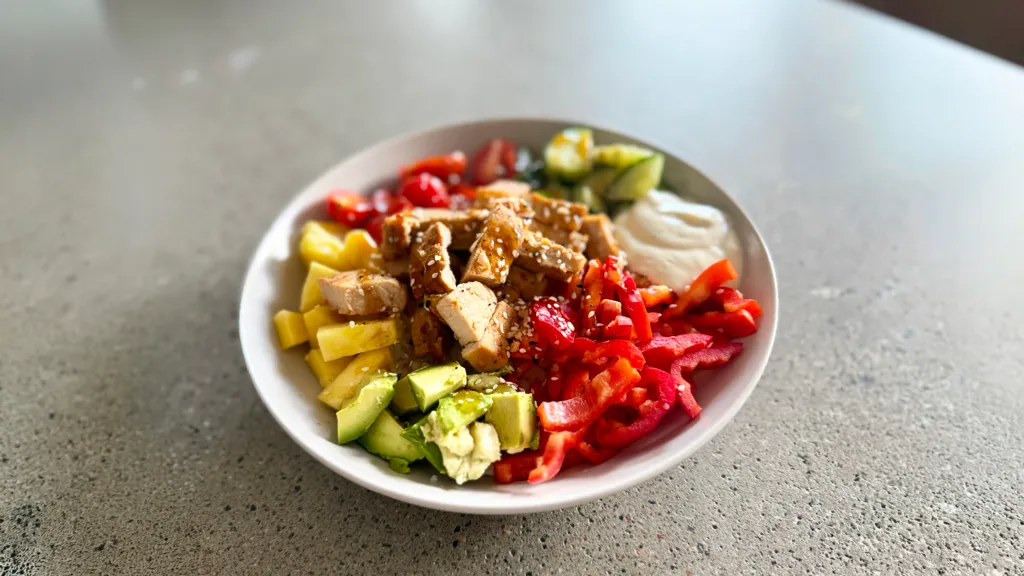 Fräsch Korean BBQ Bowl för träningsdagar