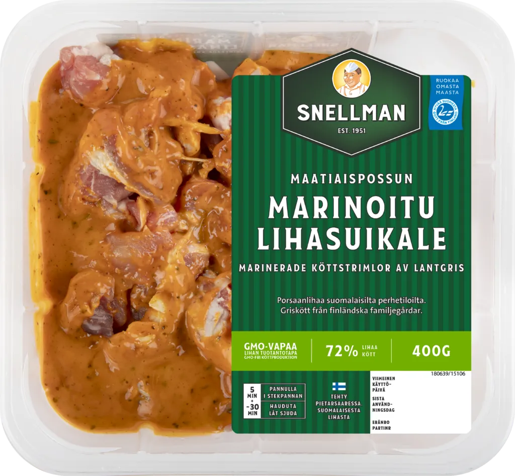 Maatiaispossun marinoitu lihasuikale 400 g