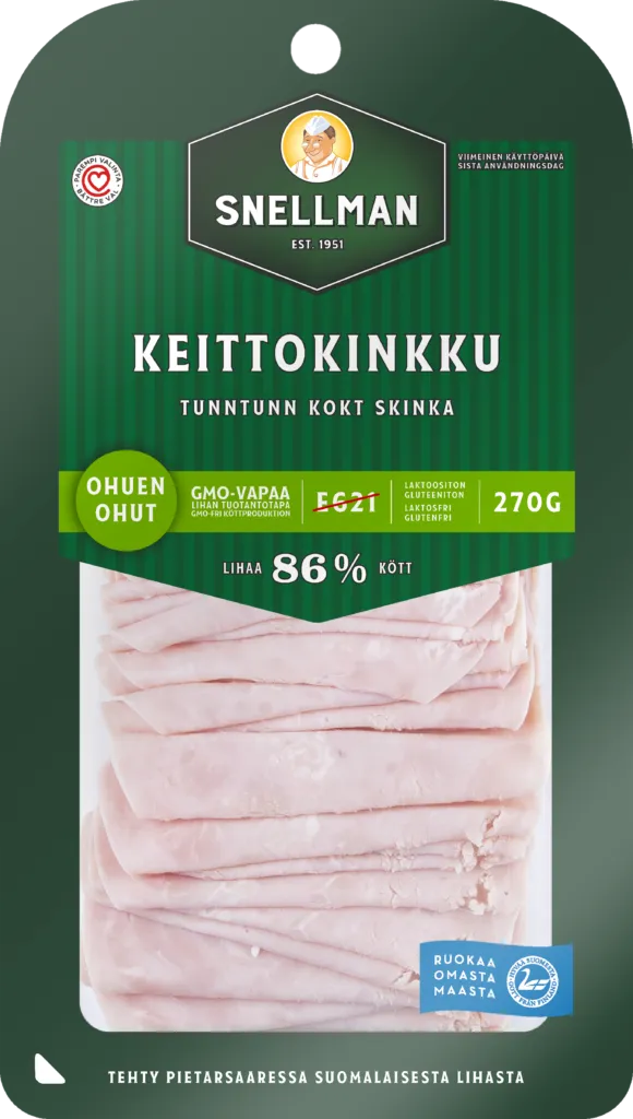 Tunntunn kokt skinka 270 g