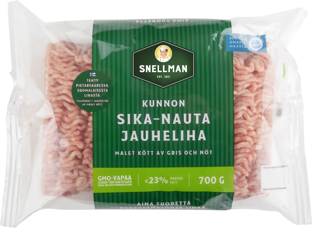 Kunnon sika-nauta jauheliha 23 % 700 g