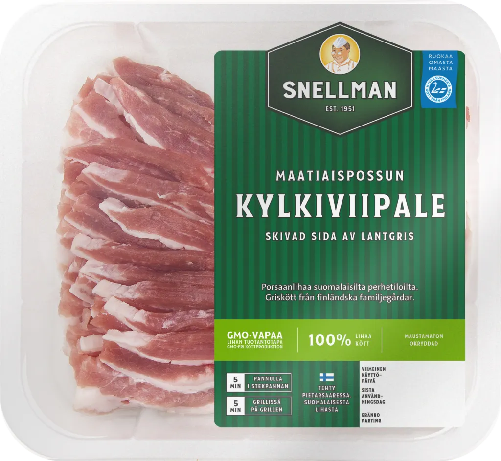 Maatiaispossun kylkiviipale n. 350 g