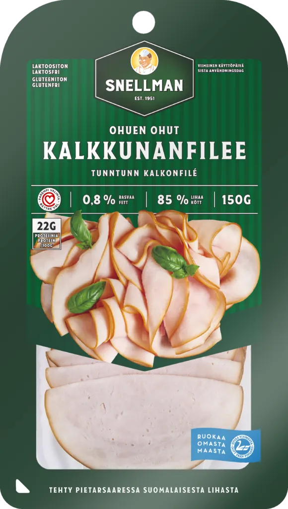 Ohuen ohut kalkkunanfilee 150 g