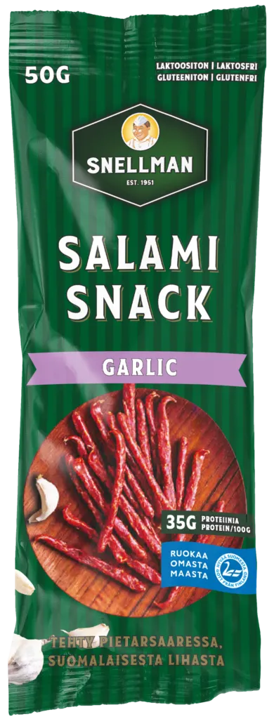 Salamisnack garlic 50 g
