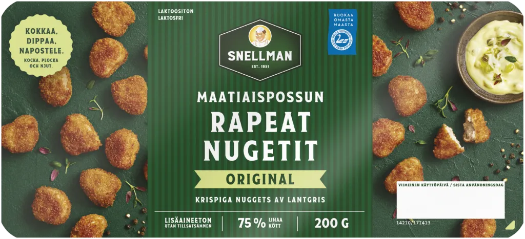 Maatiaispossun rapeat nugetit original 200g