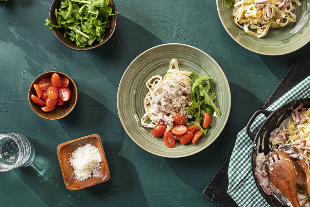 Gräddig skinkpasta