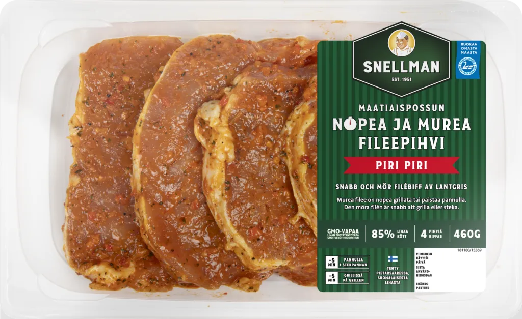Maatiaispossun nopea ja murea fileepihvi piri piri 4 kpl 460 g