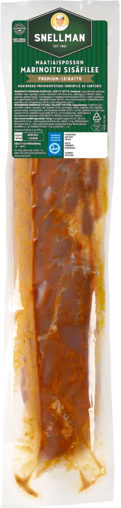 Maatiaispossun marinoitu sisäfilee premium-leikattu n. 850 g