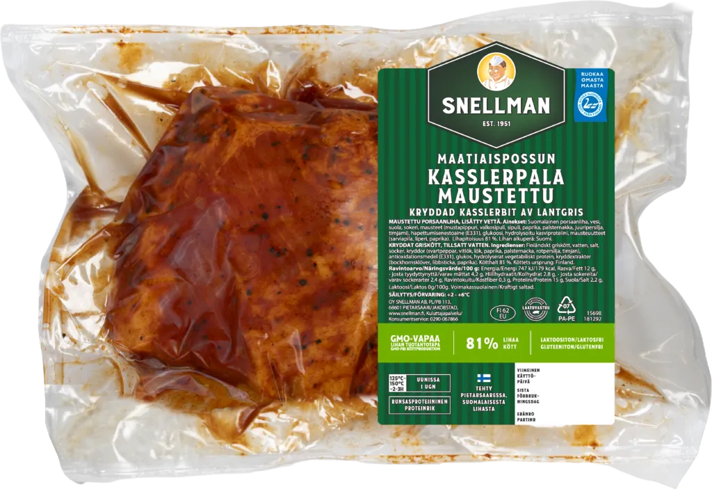 Maatiaispossun kasslerpala maustettu n1,1kg